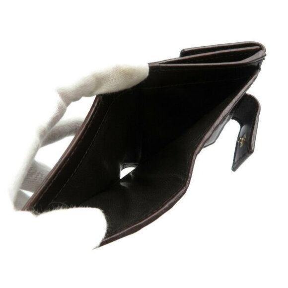 Gucci Guccissima leather bifold wallet brown double snap closure - Picture 6 of 8